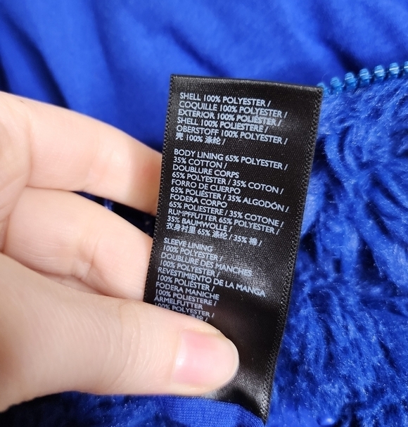 Urban Outfitters BDG Blue Fuzzy Hoodie S - Picture 4 of 6